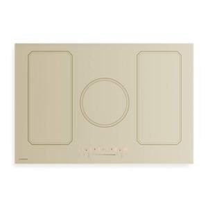 Imagine Klarstein Victoria plită cu inducție | 5 zone de gătit | Estetică retro | 11500 W | 77 cm