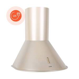 Imagine Klarstein Hotă Lumio Retro Cooker 60cm, inox, culoare șampanie