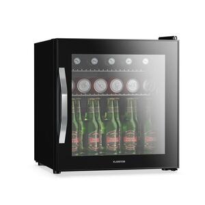 Imagine Klarstein Beersafe frigider pentru băuturi cu ușă din sticlă oglindă | 44 x 48 cm | iluminare interioară LED
