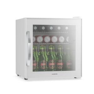 Imagine Klarstein Beersafe frigider pentru băuturi cu ușă din sticlă oglindă | 44 x 48 cm | 85 W | 47 litri | Alb