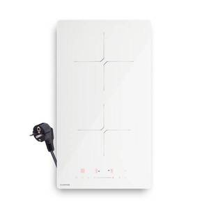 Imagine Klarstein PowerGlide plită cu inducție | Modernă, compactă și puternică | 2 zone de gătit | 3500 W | 30 cm