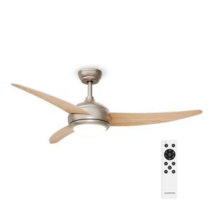 Imagine Klarstein El Paso ventilator de tavan cu lumină | 132 cm | 35 W | Funcționare silențioasă | Lemn