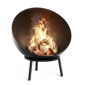 Imagine Klarstein Fireball cuvă de foc joasă | Rezistent la coroziune | Stabil | Robust | 66 cm | Negru