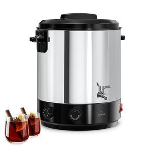 Imagine Klarstein Biggie aparat pentru fierbere și vin fiert | 25 litri | 30-110 °C | 1800 W | oțel inoxidabil