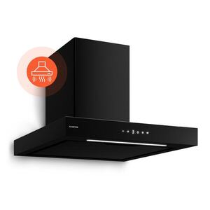 Imagine Klarstein Vapura hotă de perete orizontală | Elegantă, modernă, puternică | Clasa energetică A++ | 609 m³/h | 60 cm