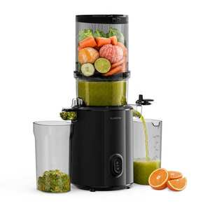 Imagine Klarstein Storcător Wavyn cu presare la rece | 300 W | Funcție de inversare a sensului de rotație | Puternic | Orificiu de alimentare cu lățimea de 130 mm