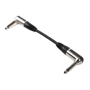 Imagine FrontStage Cablu patch, set de patru cabluri, 6, 35 mm jack, 15 cm, conectori curbați