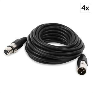 Imagine Electronic-Star Cabluri din față Etapa XLR Set de 4 6m de sex masculin la feminin