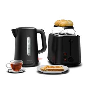 Imagine Klarstein Set mic dejun Velaire Basis | prăjitor de pâine cu 2 fante & fierbător apă | 800 W | 1, 7 l