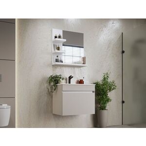 Imagine Set Masca Baie Suspendata + Chiuveta 650 + Oglinda 650 Belure