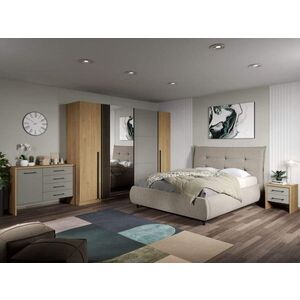 Imagine Set Mobila Dormitor Axel tapitat C18