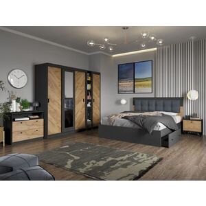 Imagine Set Mobila Dormitor Iris tapitat C02