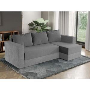 Imagine Coltar Extensibil Alfa Catifea / Reiat Gri Deschis