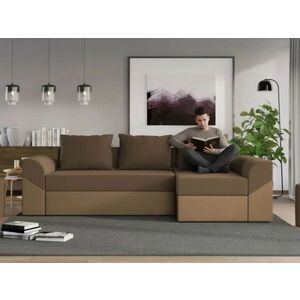 Imagine Coltar Extensibil Cali Stofa Maro / Piele Cappuccino