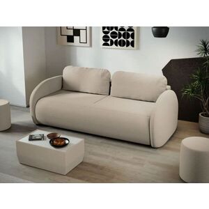 Imagine Canapea Ovelis 3 locuri extensibila crem