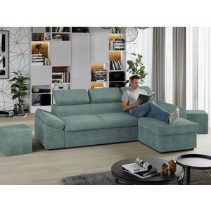 Imagine Coltar Extensibil Jamaica Plusat Turcoaz