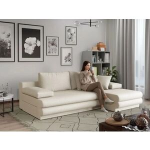 Imagine Coltar Extensibil Sensi plusat aspect lana alba