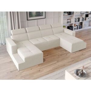 Imagine Coltar U Extensibil Paloma plusat aspect lana alba
