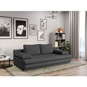 Imagine Canapea Extensibila Sensi plusata aspect lana gri