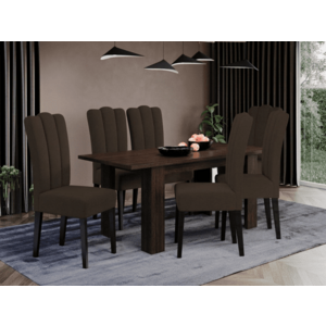 Imagine Set Masa Venetia extensibila + 6 Scaune Wog Vardo 43