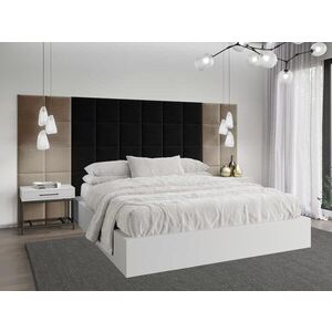 Imagine Panou decorativ tapitat - patrat Negru