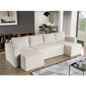 Imagine Coltar U Extensibil Alfa plusat aspect lana alba