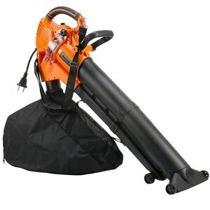 Imagine Outsunny 3-în-1 Suflantă, Aspirator, Tocător pentru Frunze 3000W, Ușor | Aosom Romania