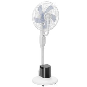 Imagine HOMCOM Ventilator Nebulizator 90 W Oscilație de 70° 3 Viteze 5 Pale Rezervor Apă 3, 5 L 5 Roți Alb | Aosom Romania
