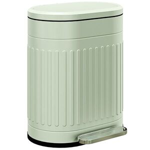 Imagine HOMCOM Coș de gunoi 20L cu pedală și capac coș interior detașabil funcție Soft-Close 36, 5 x 31, 2 x 45 cm, Grün | Aosom Romania