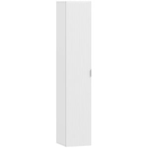 Imagine HOMCOM Dulap de Baie Suspendat Coloană cu Rafturi Reglabile și Închidere Soft Close, 30x31.5x160 cm, Alb | Aosom Romania