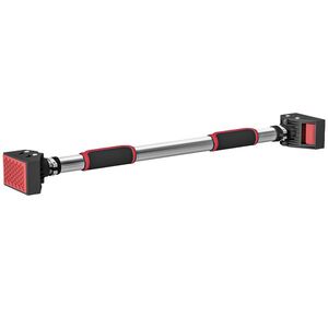 Imagine SPORTNOW Bară de Tracțiuni cu Lățime Reglabilă, Mânere Antiderapante din Oțel, ABS și Plastic, 75-92x10x7 cm, Negru | Aosom Romania