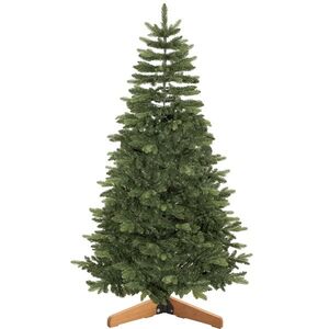 Imagine HOMCOM Brad artificial de Crăciun Brad Nobil, 1161 ramuri, 210 cm, verde | Aosom Romania