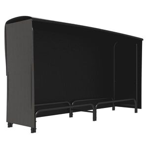 Imagine Outsunny Raft pentru lemne cu husă Oxford 600D de metal robust reglabil sarcină 200 kg pentru interior exterior 180x36x99 cm Negru | Aosom Romania