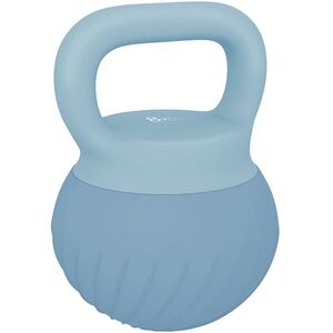 Imagine SPORTNOW Kettlebell 8 kg umplut cu nisip metalic și mâner antiderapant pentru antrenament 27x20x20 cm Albastru deschis | Aosom Romania