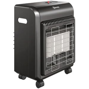 Imagine Outsunny Sobă pe Gaz Portabilă 4, 2 kW, cu 3 Trepte de Căldură, Neagră | Aosom Romania