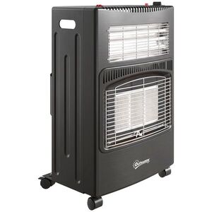 Imagine Outsunny Sobă pe gaz portabilă pliabilă 4, 2 kW, neagră | Aosom Romania