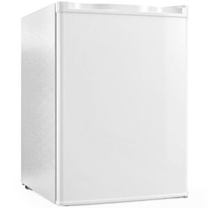 Imagine HOMCOM Mini-frigider cu compartiment congelator, termostat reglabil, frigider mic, cu o singură ușă, 72, 5 L, alb | Aosom Romania