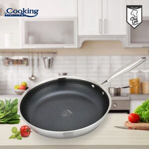 Imagine Tigaie, Titanium3, Cooking by Heinner, 30x6 cm, inox, argintiu