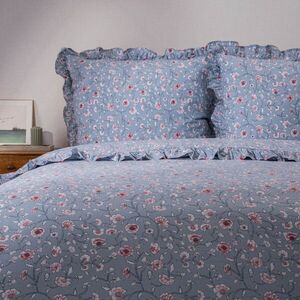Imagine Lenjerie de pat King Size, Julia, Homla, 3 piese, 200x220 cm, bumbac, multicolor