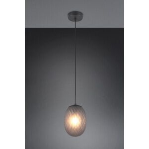 Imagine Lustra Facette, TRIO, 17.5x150 cm, 25W, 1x E27, metal, negru mat/gri