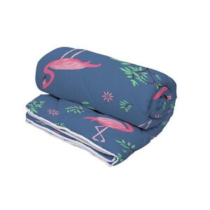 Imagine Pilota Alcam Pink Flamingo microfibra matlasata, 140x200 cm, 250g/mp