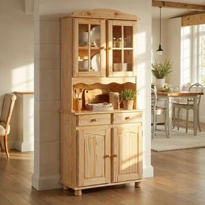 Imagine Bufet Alicante, Inter Link, 88x32-43x197 cm, lemn, natur