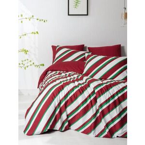 Imagine Lenjerie de pat pentru o persoana (DE), L'essentiel Maison, Merry, Verde / Roșu / Alb