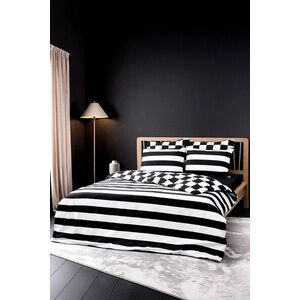 Imagine Lenjerie de pat dubla Super King (FR), L'essentiel Maison, Code, Negru