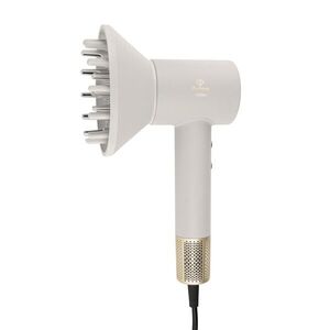 Imagine Uscator de par Fashion TV, Matte Cream-Gold, 1350-1600W, 3 viteze, 3 trepte de temperatura, crem