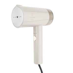 Imagine Aparat de calcat cu aburi portabil, pliabil Fashion TV, Matte Cream-Gold, 1000W, 100 ml, invelis ceramic, crem