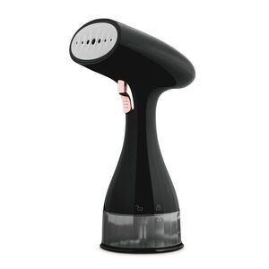 Imagine Aparat de calcat cu aburi Fashion TV, Matte Black-Rose Gold, 1500W, 220 ml, invelis ceramic, negru