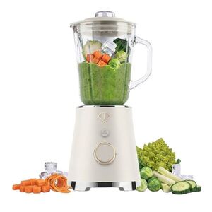 Imagine Blender de masa Fashion TV, Sahara, 1.5L, 1000W, plastic/sticla, crem/transparent
