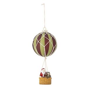 Imagine Decoratiune suspendabila, Bloomingville, Hettie, 10x23 cm, sticla, multicolor