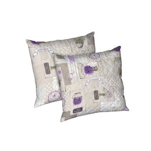 Imagine Set 2 perne Lavanda, microfibra matlasata Alcam, 70X70 cm